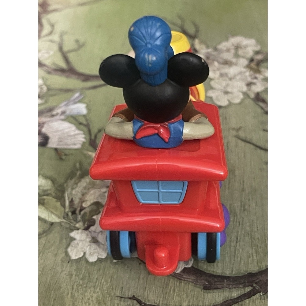 Disney Store Mickey Mouse Clubhouse Train Engine W/Pull Back n Go Action Vintage - Picture 3 of 6